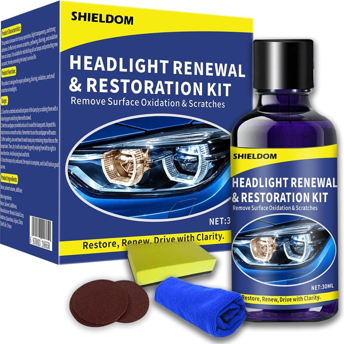 Headlight Restoration Kit